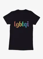 Pride LGBTQI Rainbow Womens T-Shirt