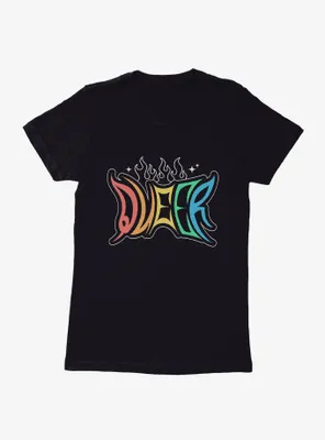 Pride Queer Flames Womens T-Shirt