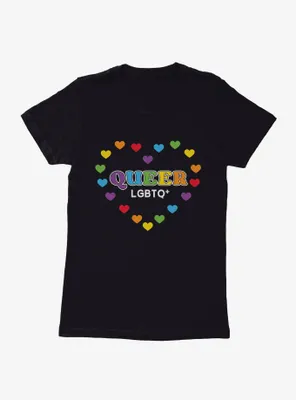 Pride Queer Hearts Womens T-Shirt