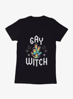 Pride Rainbow Crystals Womens T-Shirt