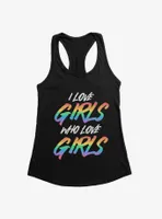 Pride I Love Girls Who Womens Tank Top