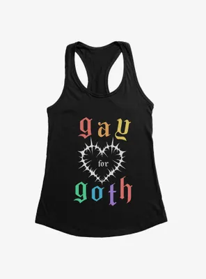 Pride Gay For Goth Womens Tank Top