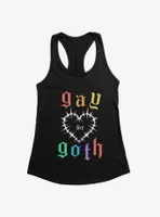 Pride Gay For Goth Womens Tank Top