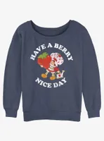 Strawberry Shortcake Berry Nice Day Womens Slouchy Sweatshirt