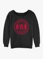 Harry Potter Hogwarts Alumni Gryffindor Womens Slouchy Sweatshirt