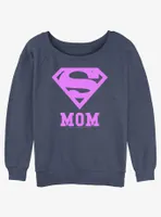 DC Comics Superman Super Mom Womens Slouchy Sweatshirt