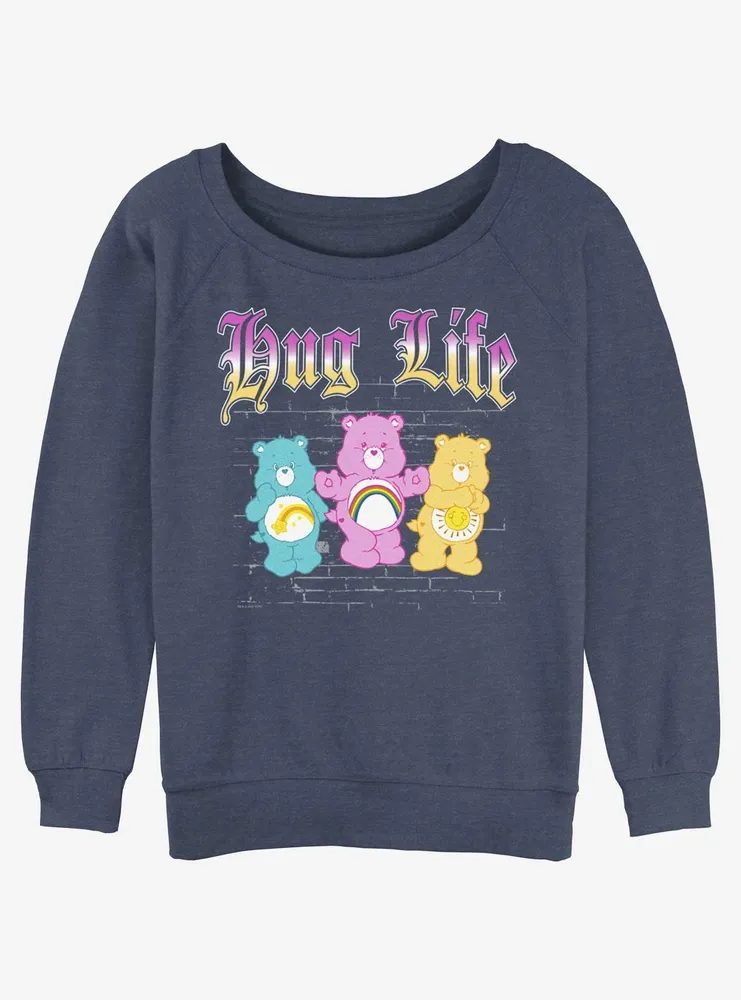 Care Bears Hug Life Womens Slouchy Sweatshirt