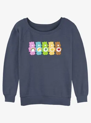 Care Bears All Together Womens Slouchy Sweatshirt