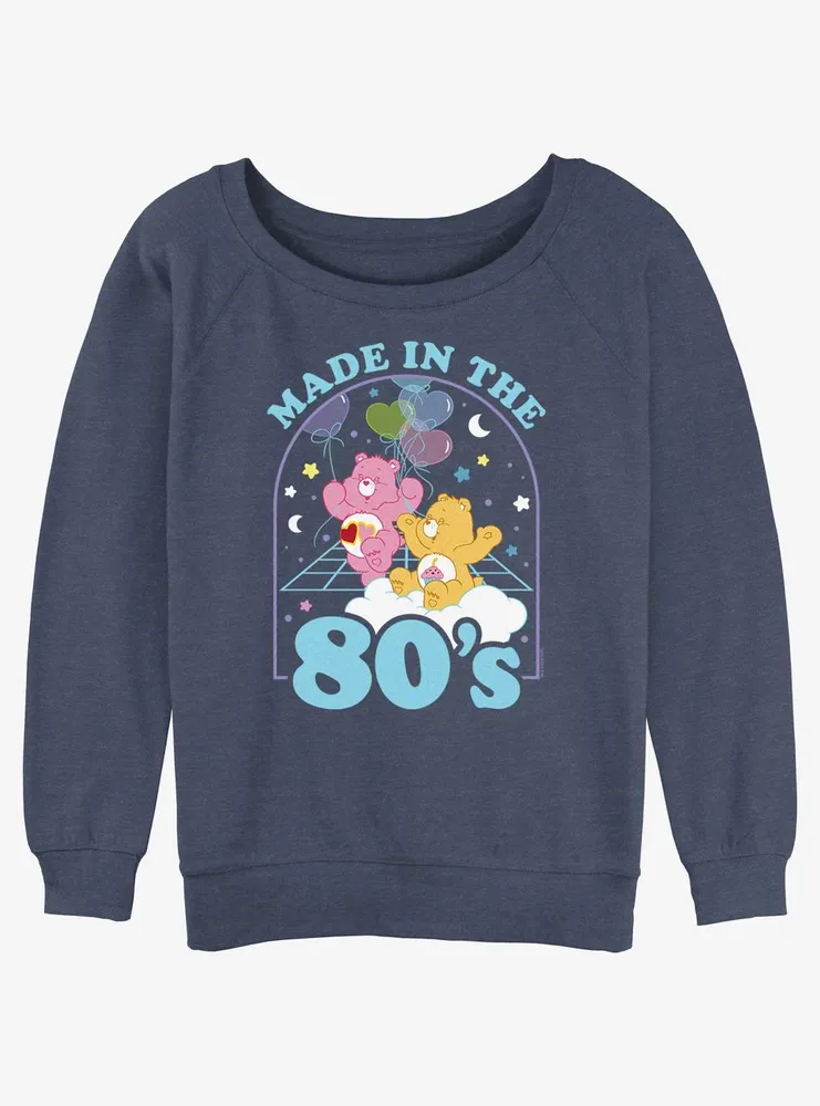 Care Bears Eighties Made Womens Slouchy Sweatshirt