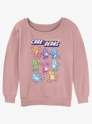 Care Bears Textbook Womens Slouchy Sweatshirt