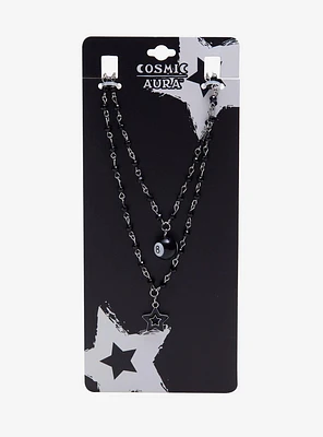 8 Ball Star Bead Layered Necklace