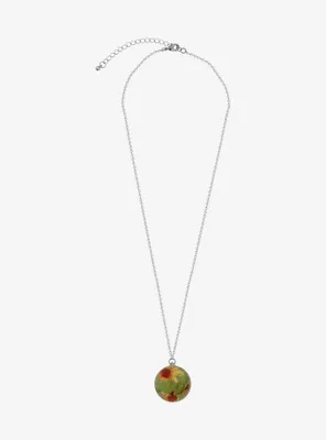 Thorn & Fable Sunflower Globe Pendant Necklace