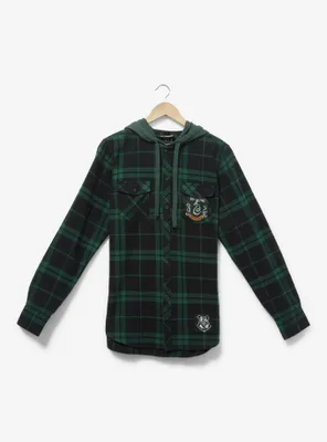 Harry Potter Slytherin Hooded Flannel - BoxLunch Exclusive