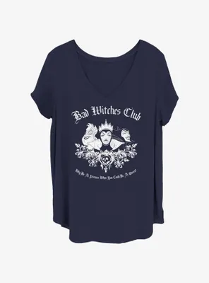 Disney Villains Bad Witch Club Womens T-Shirt Plus