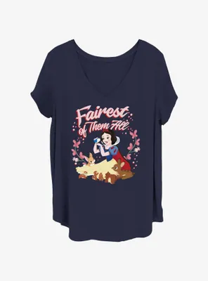 Disney Snow White and the Seven Dwarfs Fairest Of Them All Womens T-Shirt Plus