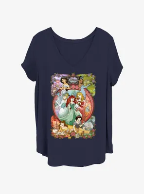 Disney Princesses Princess Power Womens T-Shirt Plus