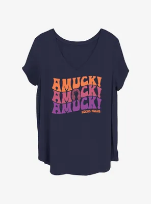 Disney Hocus Pocus Amuck Womens T-Shirt Plus