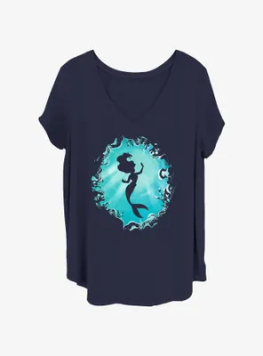 Disney The Little Mermaid Ariel's Grotto Womens T-Shirt Plus
