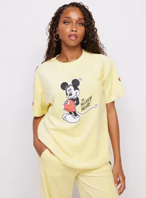 Samii Ryan Disney Mickey Mouse Oversized Velour T-Shirt