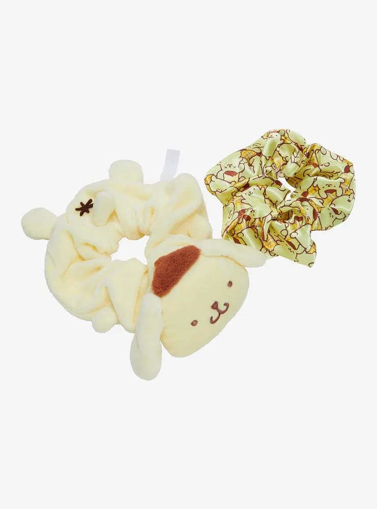 Pompompurin Figural Plush Scrunchie Set