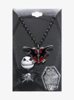 The Nightmare Before Christmas Bat Heart Locket Necklace