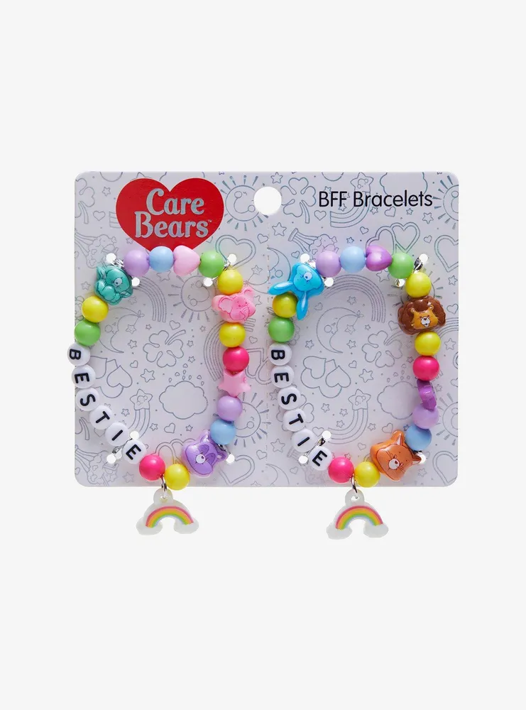 Care Bears Cousins Rainbow Best Friend Beaded Bracelet Set