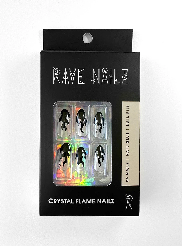 Rave Nailz Crystal Flame Nailz