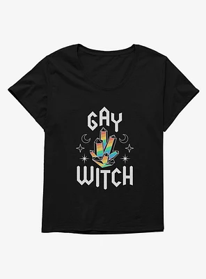 Pride Rainbow Crystals Girls T-Shirt Plus