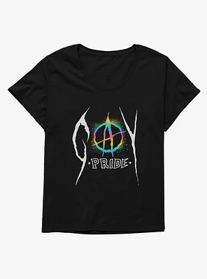 Pride Anarchy Girls T-Shirt Plus