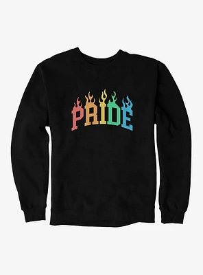 Pride Collegiate Flames Sweatshirt