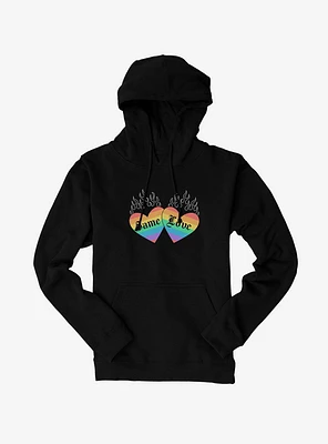 Pride Same Love Rainbow Hearts Hoodie