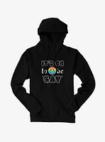 Pride It's Ok Smiley Rainbow Face Hoodie