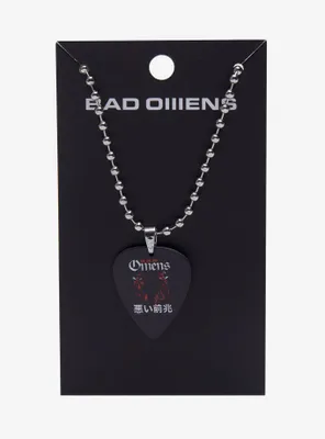 Bad Omens Guitar Pick Necklace