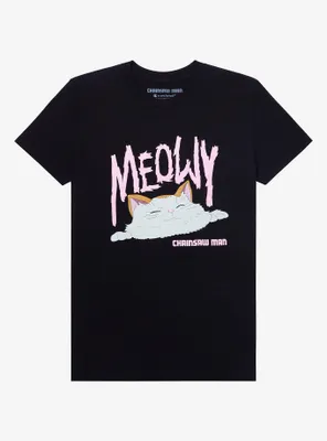 Chainsaw Man Meowy Boyfriend Fit Girls T-Shirt