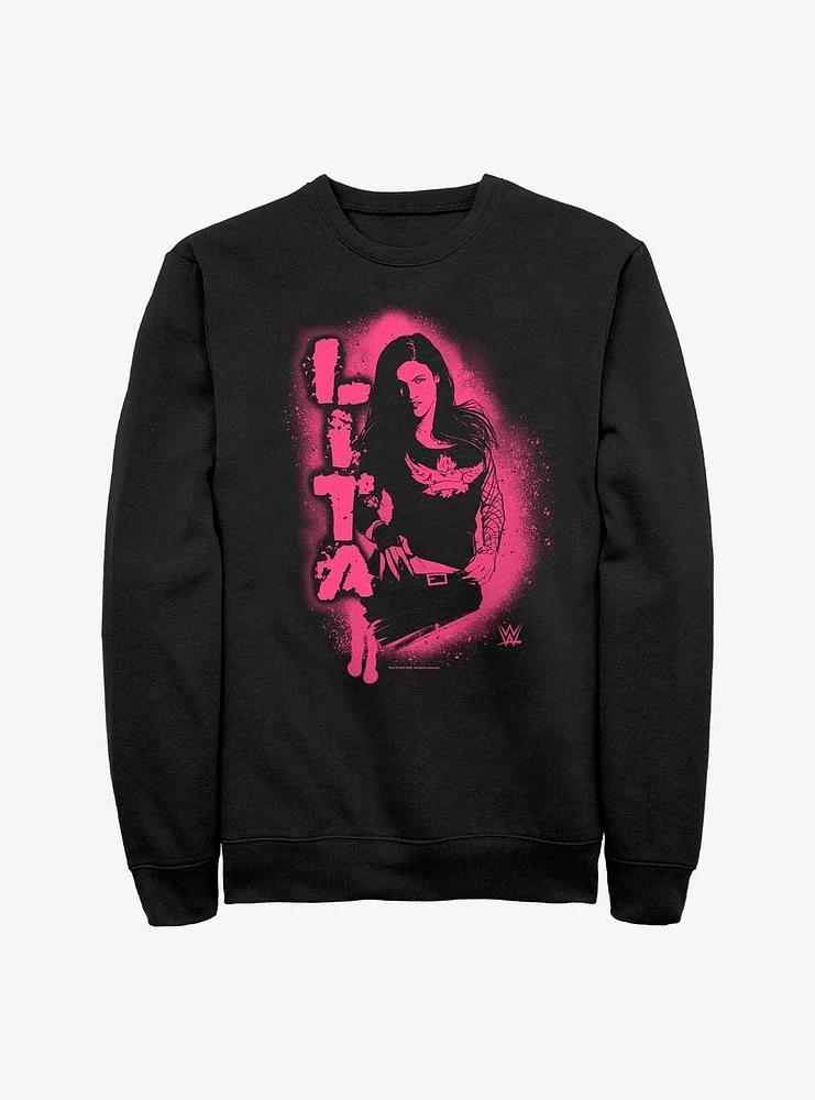 WWE Lita Stencil Portrait Sweatshirt