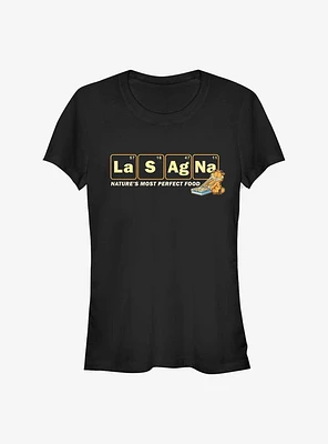 Garfield Lasagna Periodic Girls T-Shirt