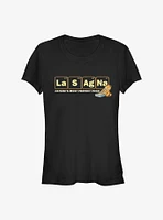 Garfield Lasagna Periodic Girls T-Shirt