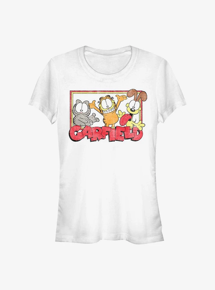 Garfield Nermal and Odie Girls T-Shirt