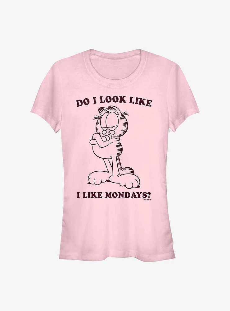 Garfield Do I Look Like Mondays Girls T-Shirt