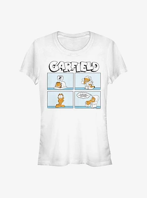 Garfield Not Lazy Comic Girls T-Shirt