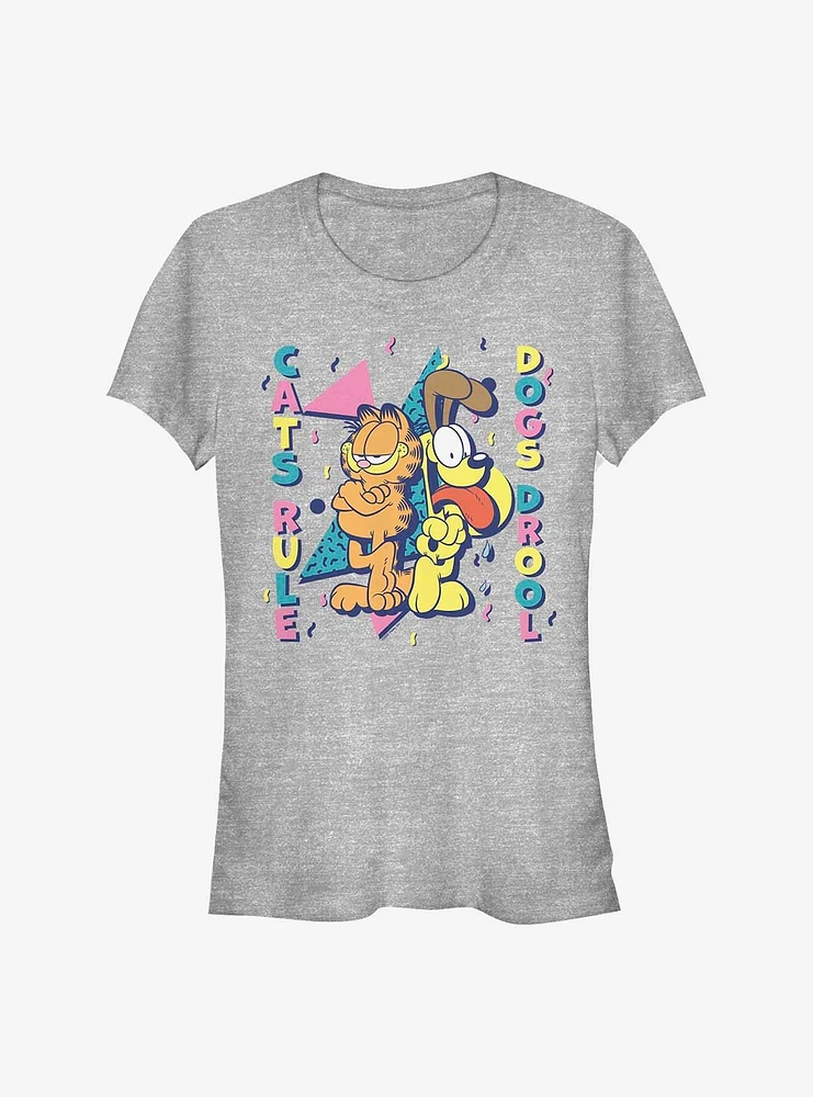 Garfield & Odie Cats Rule Girls T-Shirt