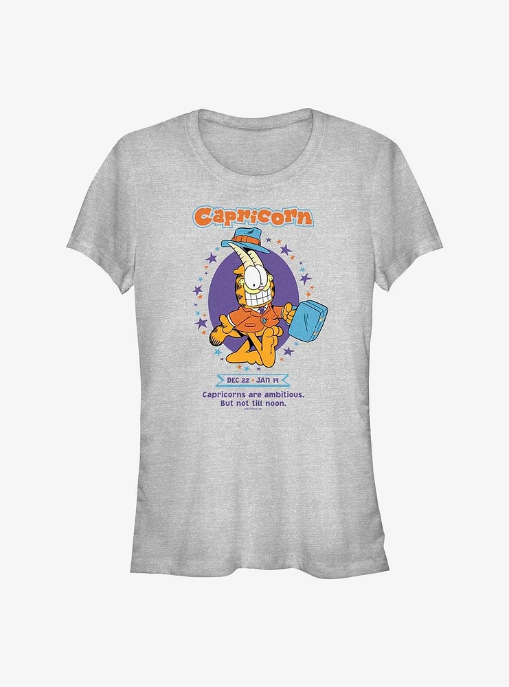 Garfield Capricorn Horoscope Girls T-Shirt
