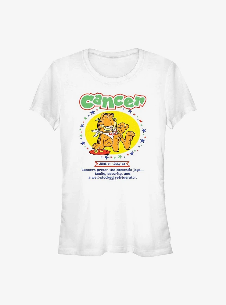 Garfield Cancer Horoscope Girls T-Shirt