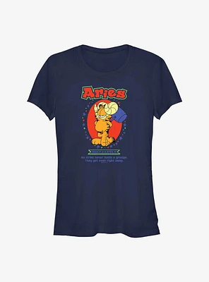 Garfield Aries Horoscope Girls T-Shirt