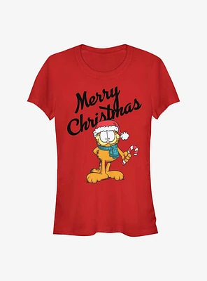 Garfield Merry Christmas Girls T-Shirt