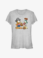 Garfield Pirate Buds Girls T-Shirt