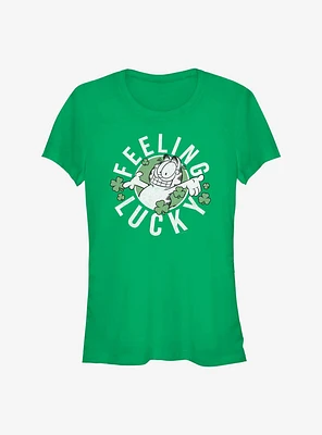 Garfield Feeling Lucky Girls T-Shirt