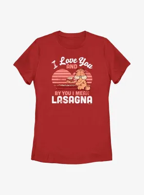 Garfield I Love You Lasagna Women's T-Shirt