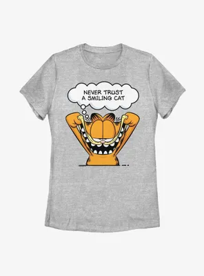 Garfield Never Trust A Smiling Cat Women's T-Shirt