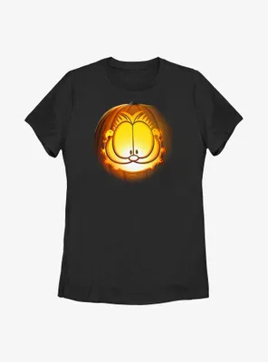 Garfield Pumpkin Carve Face Women's T-Shirt